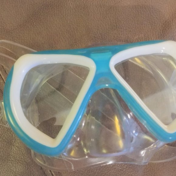 NEW! Splash-n-Swim Mask UV Kids Swimming child's Goggles children's aqua blue 6+ - Picture 7 of 8